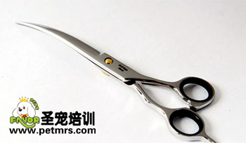 日本池本7寸寵物彎剪刀