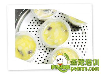 狗狗食譜之美味茶碗蒸