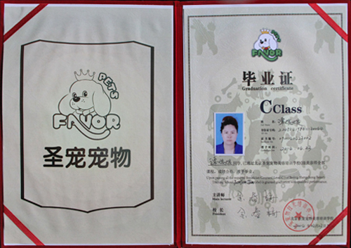 寵物美容師證書