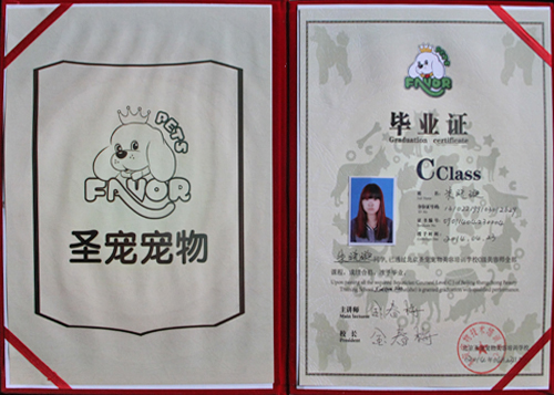 寵物美容師證書